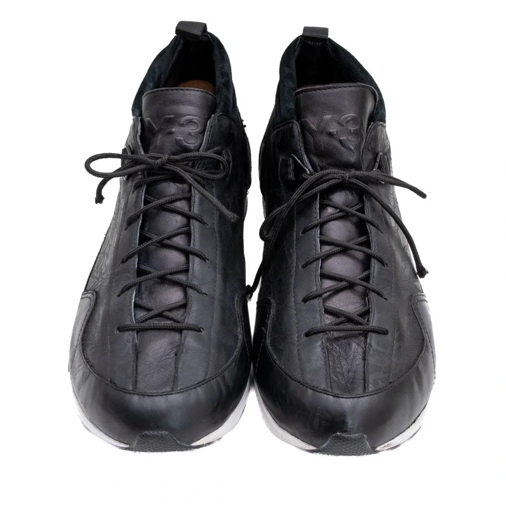 Y-3 Yohji Yamamoto x Adidas Men's Black Lark‎ Sneakers Size 10.5 US